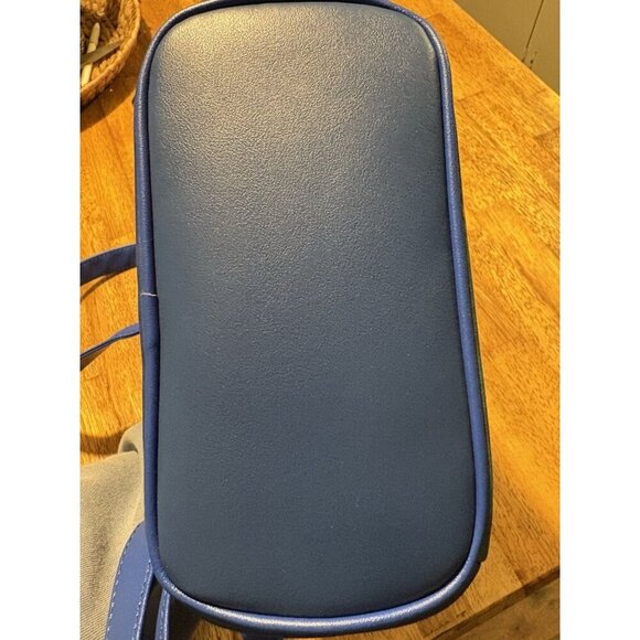 LOUNGEFLY Disney Pocahontas Colors of the Wind Backpack Pocket Faux Blue Leather - Picture 7 of 8